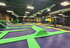 Empire Commercial Construction builds-out 25,000 s/f at Lowe’s Plaza for Get Air Trampoline Park